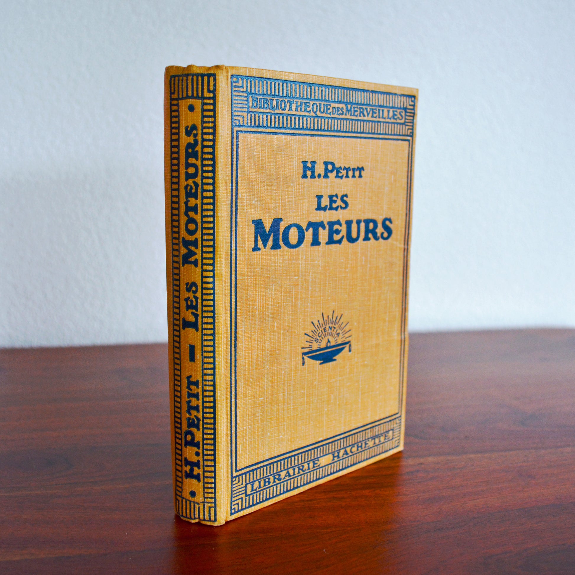 Livre "Les moteurs", Henri Petit, Librairie Hachette, 1922