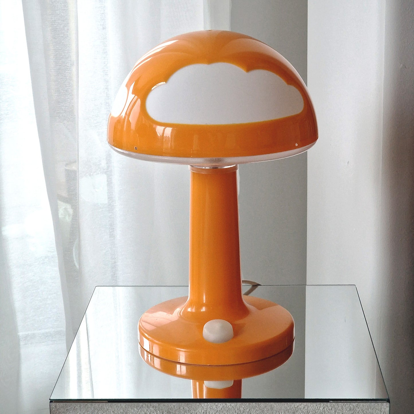 Lampe Skojig Cloud orange, Preutz, Ikea, 1990