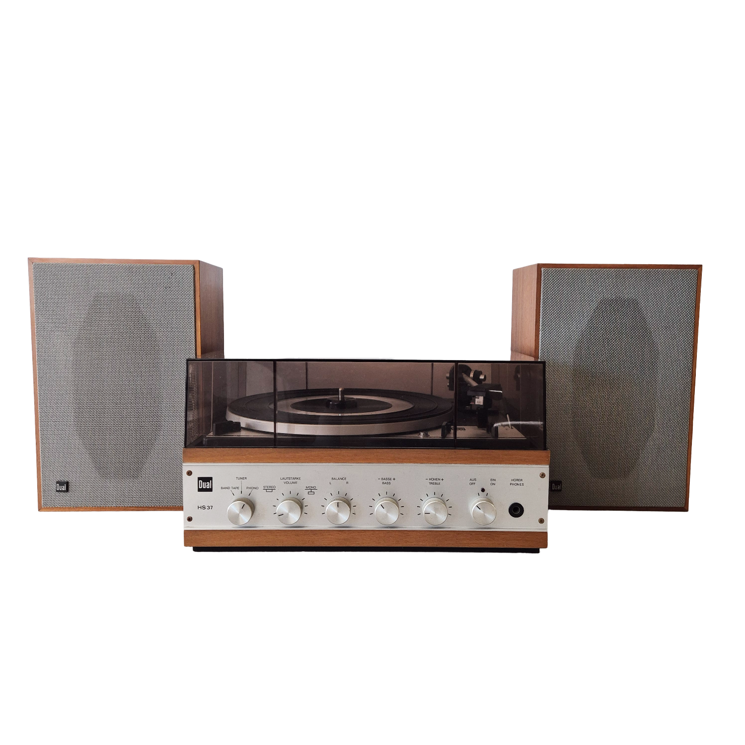 Tourne-disque Dual HS-37 vintage, années 70