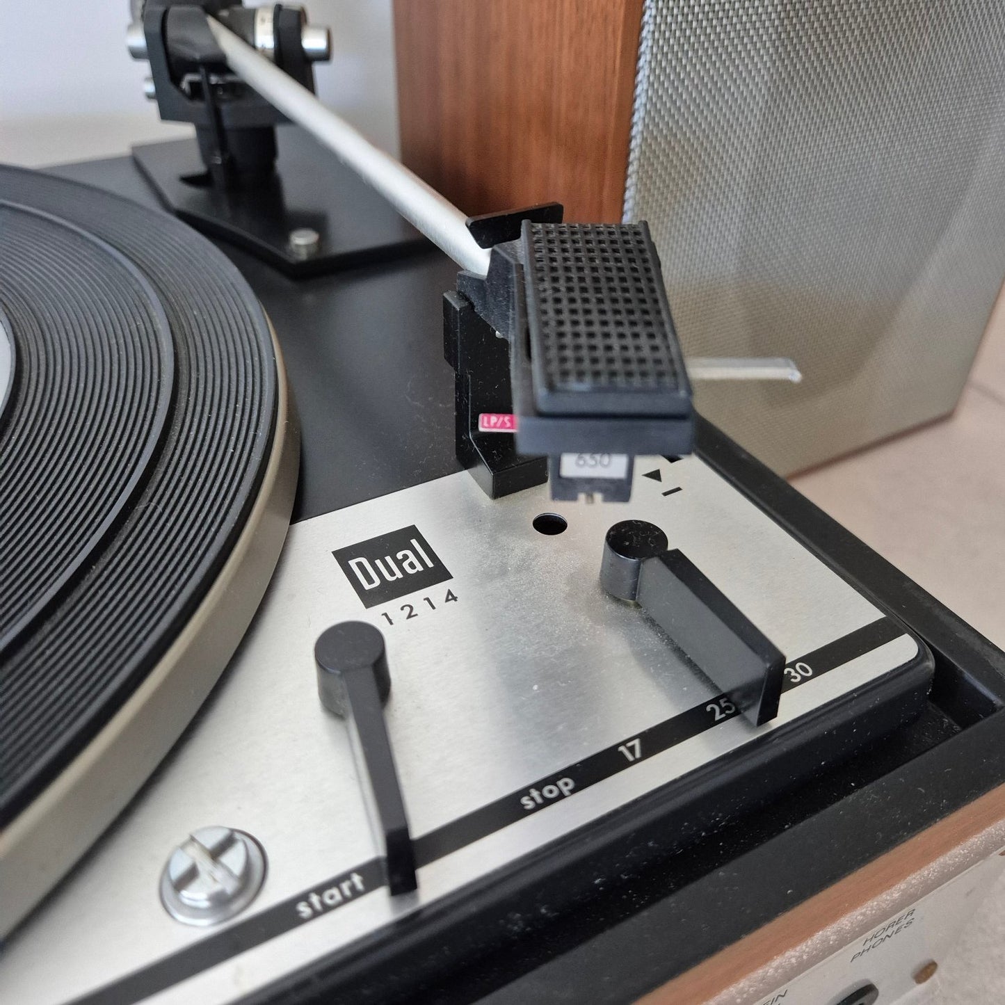 Tourne-disque Dual HS-37 vintage, années 70