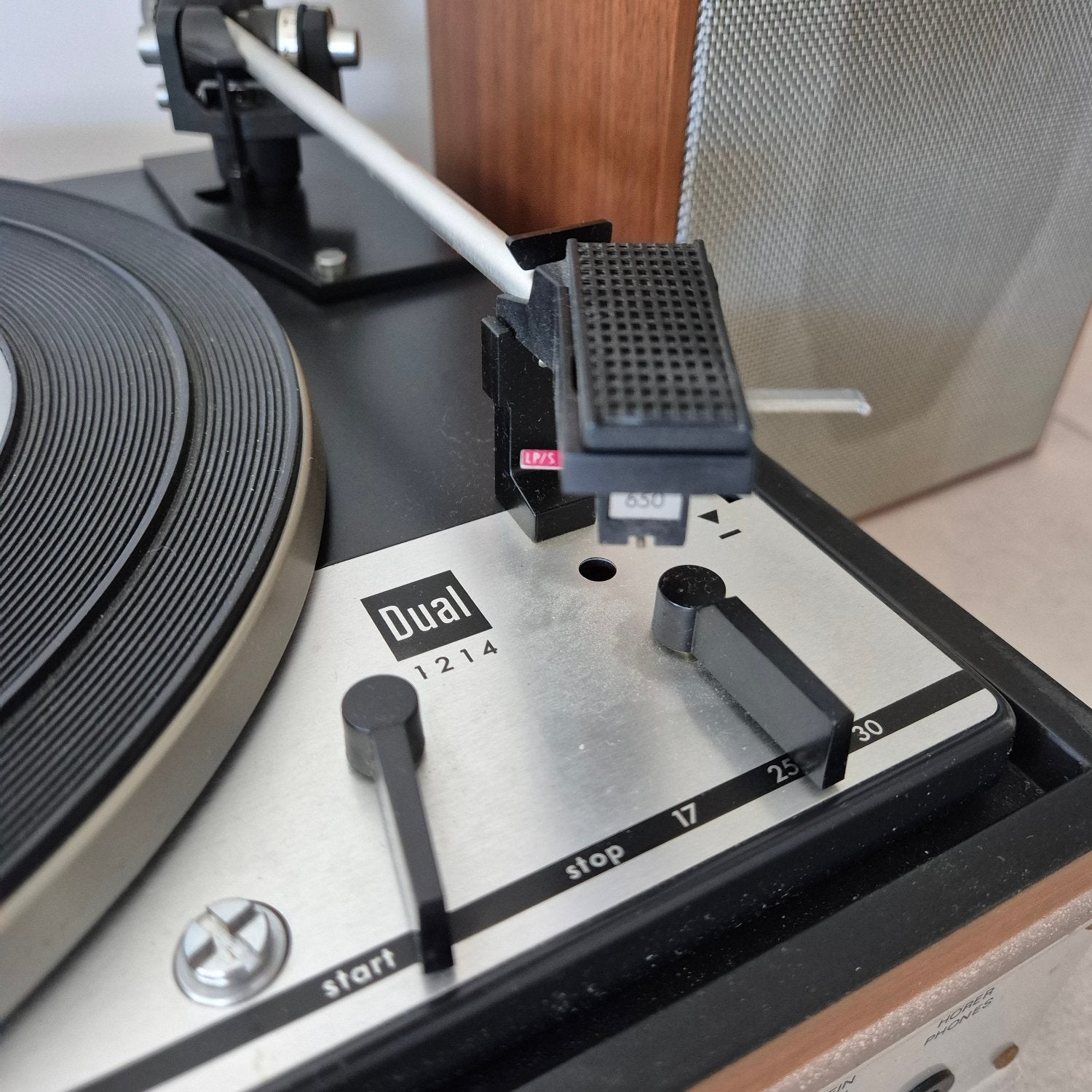 Tourne-disque Dual HS-37 vintage, années 70