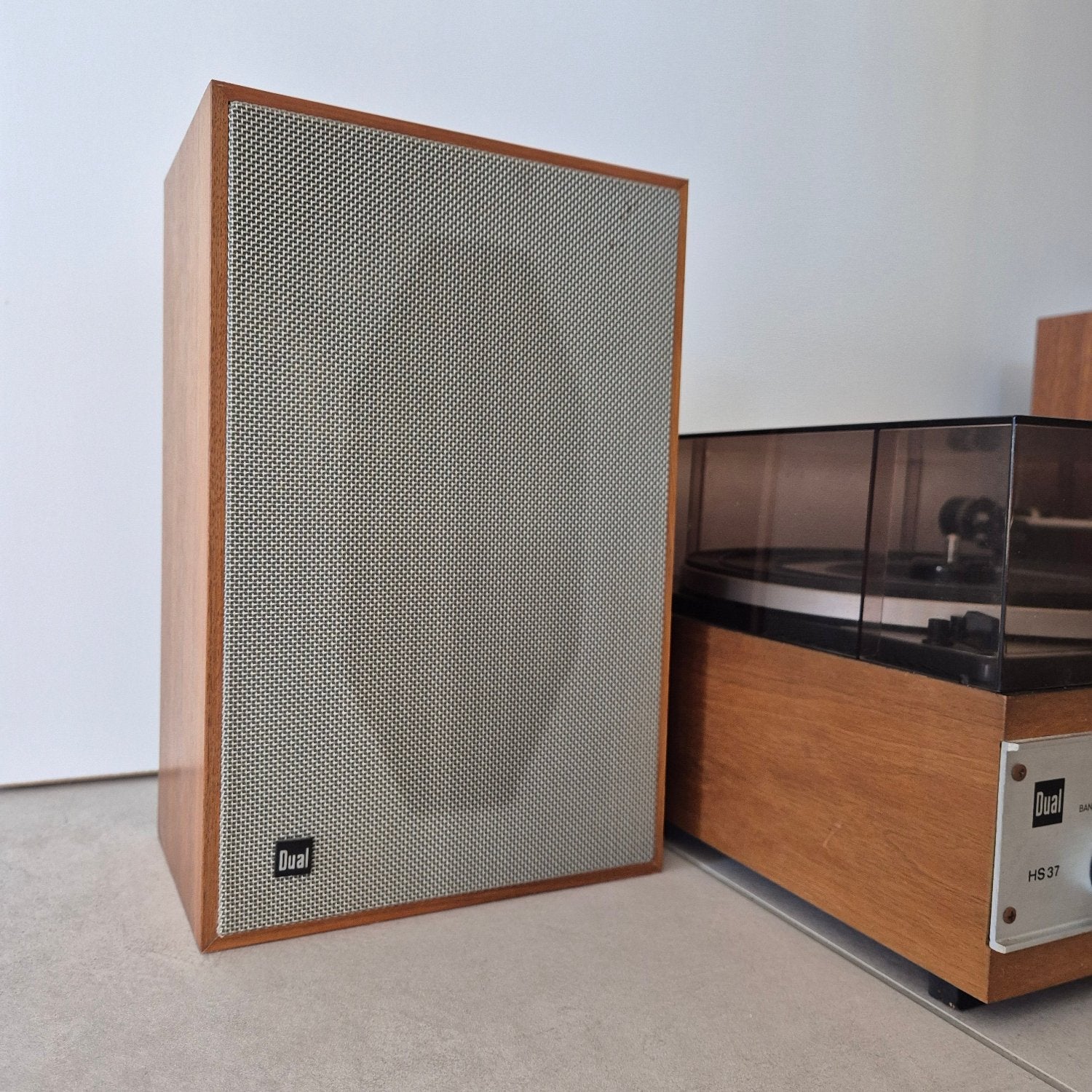 Tourne-disque Dual HS-37 vintage, années 70