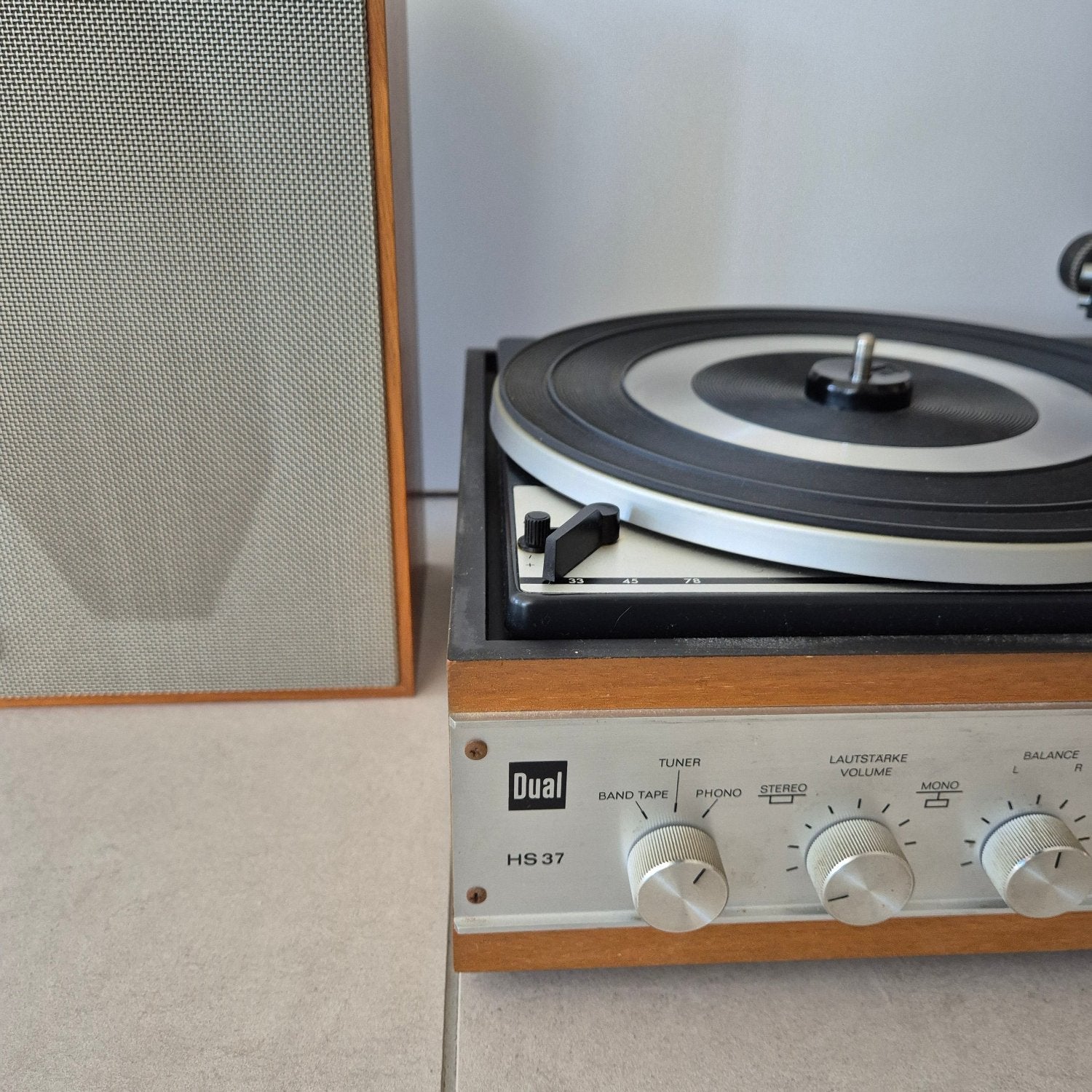Tourne-disque Dual HS-37 vintage, années 70