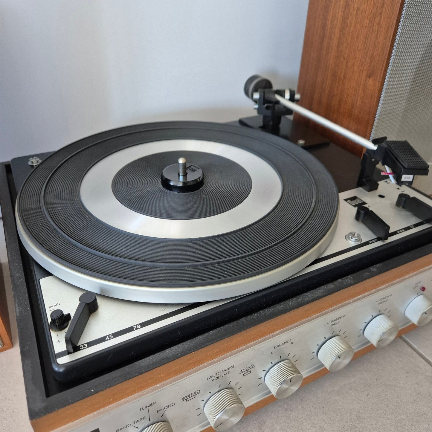 Tourne-disque Dual HS-37 vintage, années 70