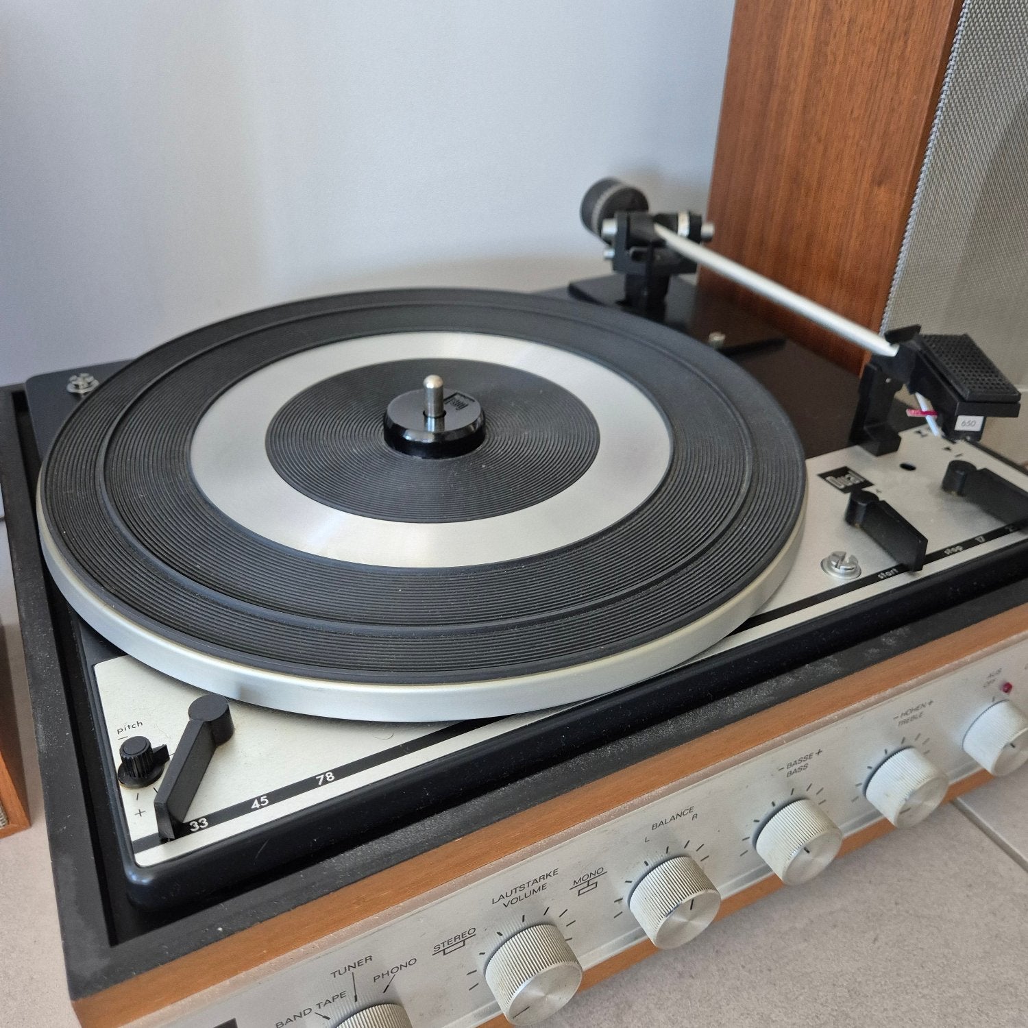 Tourne-disque Dual HS-37 vintage, années 70