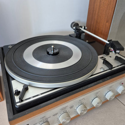 Tourne-disque Dual HS-37 vintage, années 70