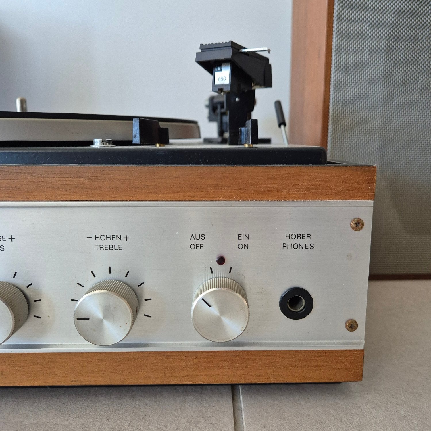 Tourne-disque Dual HS-37 vintage, années 70