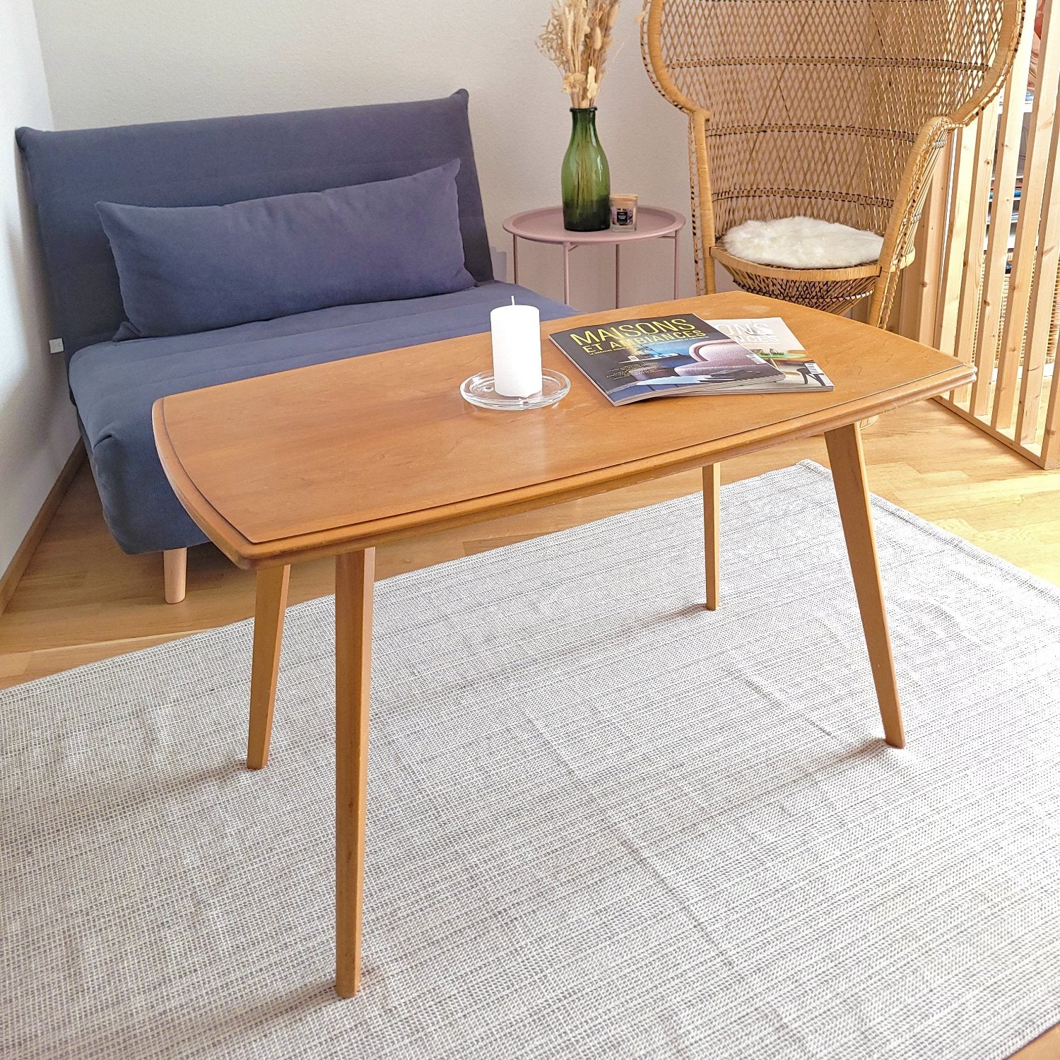 Table basse vintage années 60 - Produit Suisse